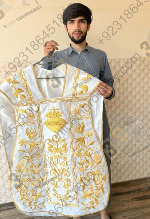 Hand Embroidered Church Vestment – 3Chic Embroidery