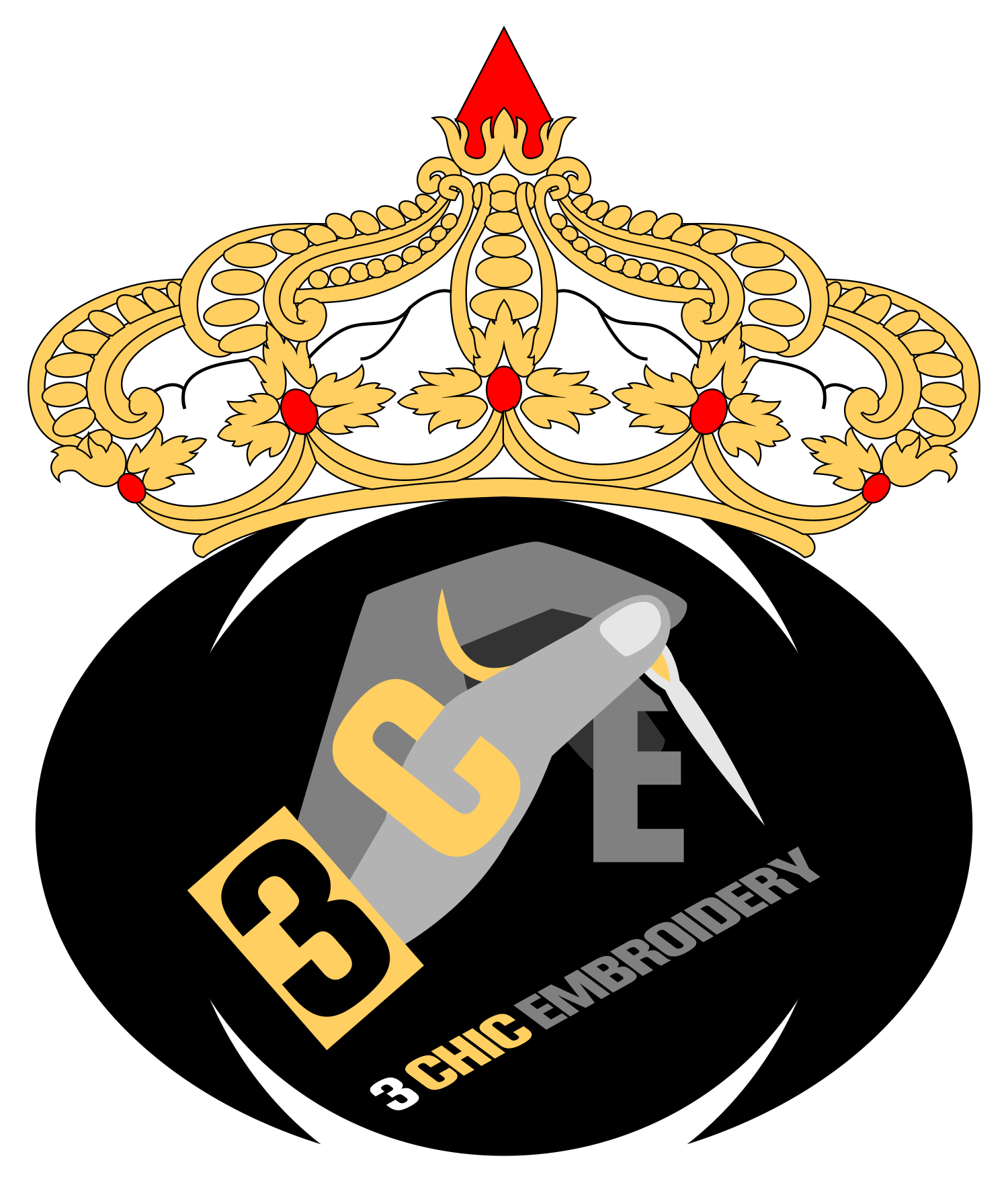 3Chic Embroidery Logo