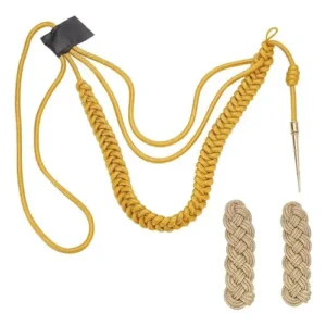 3Pcs Golden Military Uniform Accessories